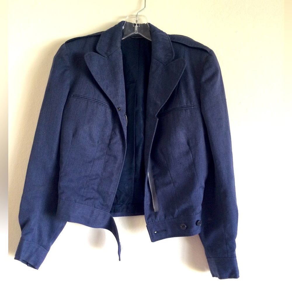 Womens Vintage 1940s Military Jacket